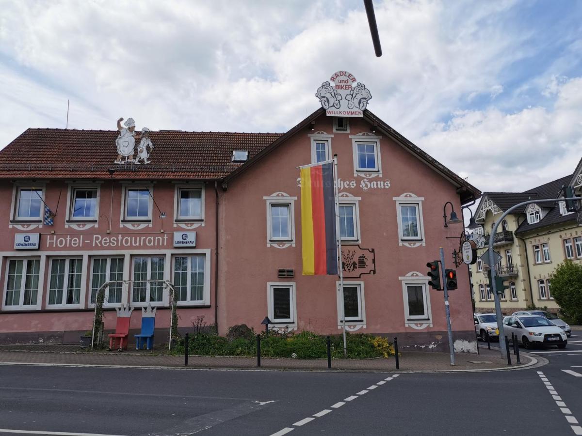 Hotel Deutsches Haus Bad Brückenau Buitenkant foto